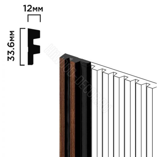 Финишный молдинг LF129A BR396NK Финишный молдинг LF129A BR396NK