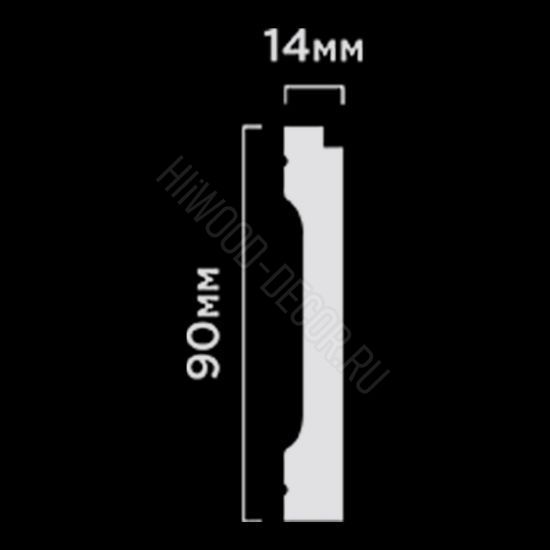 Плинтус напольный B90V2