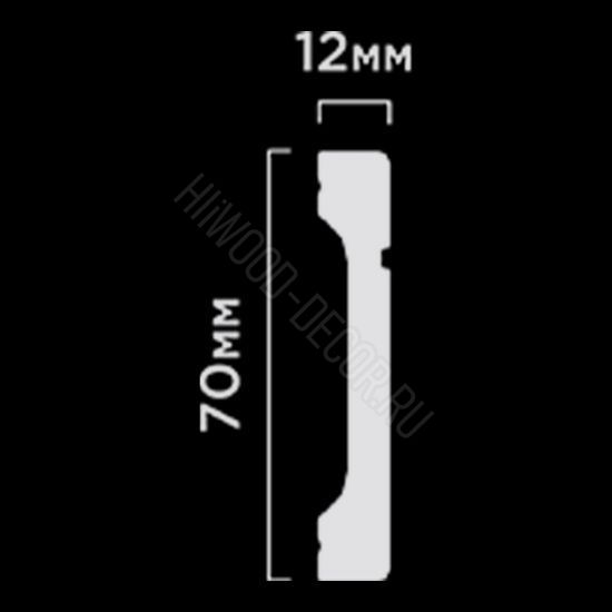 Плинтус напольный B70V1L
