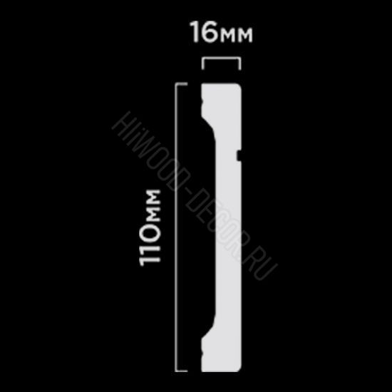 Плинтус напольный B110V1L
