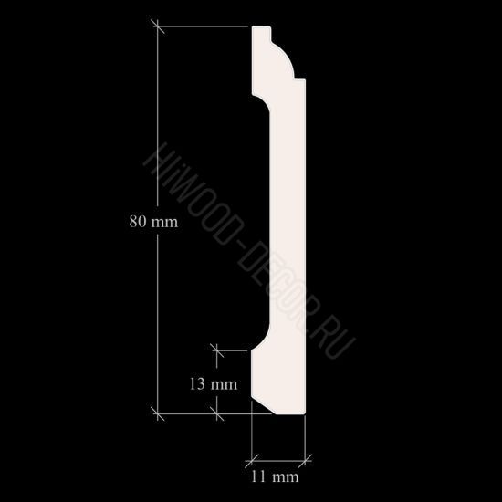 Плинтус напольный B80C Плинтус напольный B80C