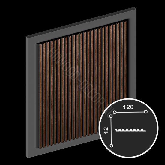 Панель LV129 BR396NK, Hi Wood