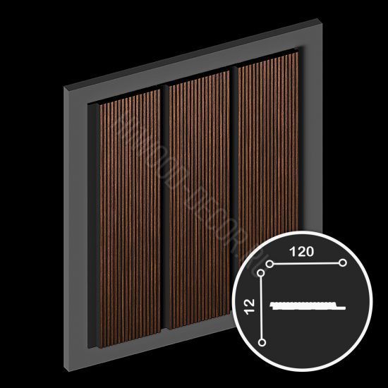 Панель LV127L BR396K, Hi Wood